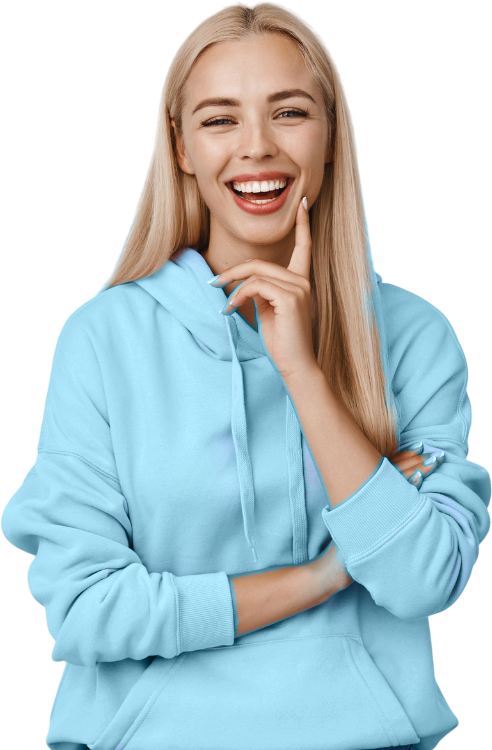 hero smiling woman